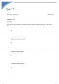 BIOL180 Quiz7 questions with answers