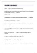 IBHRE 43 Prep Exam Questions And Answers