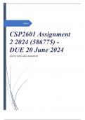 CSP2601 Assignment 2 2024 (586775) - DUE 20 June 2024