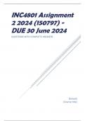 INC4801 Assignment 2 2024 (150797) - DUE 30 June 2024