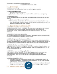 Samenvatting Beginselen van het Nederlandse staatsrecht - Hoofdstuk 6.1 Raad van State