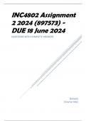 INC4802 Assignment 2 2024 (897573) - DUE 18 June 2024