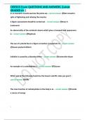 CIDESCO Exam QUESTIONS AND ANSWERS, Latest GRADED A+