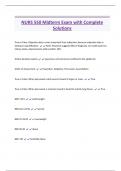 NURS 550 Midterm Exam with Complete  Solutions 