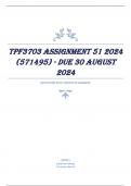 TPF3703 Assignment 4 2024 (571495) - DUE 30 August 2024