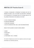 NBSTSA CST Practice Exam B  QUESTIONS & ANSWERS 2024 ( A+  GRADED 100% VERIFIED)