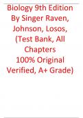 Test Bank For Biology 9th Edition By Singer Raven, Johnson, Losos
