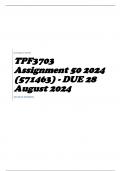 TPF3703 Assignment 50 2024 (571463) - DUE 28 August 2024