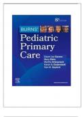 Test Bank for Burns' Pediatric Primary Care 8th Edition by Dawn Lee Garzon, Mary Dirks, Martha Driessnack, Karen G. Duderstadt & Nan M. Gaylord - All Chapters (1- 46)/ 100% Verified Edition/ Grade A+