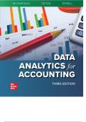 Data analytics for Accounting - 3rd Edition by Richardson, Teeter, Terrell