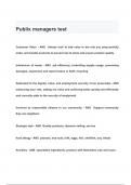 Publix managers test QUESTIONS & ANSWERS 2024 ( A+ GRADED 100% VERIFIED)