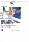 NURSING DIAGNOSES: Definitions & Classification