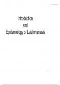 1-Introduction and Epidemiology of Leishmaniasis-1