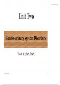 2 Genito-urinary system Disorders medical surgical