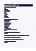 SysML Distilled Terms