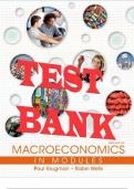 TEST BANK FOR MACROECONOMICS IN MODULES, 3EDITION BY PAUL KRUGMAN, ROBIN WELLS