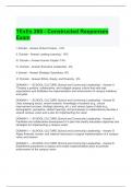 TExEs 268 - Constructed Responses Exam with complete solutions