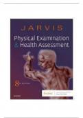 TEST BANK PHYSICAL EXAMINATION AND HEALTH ASSESSMENT 8TH EDITION JARVIS (CHAPTER 1-32 390 PAGES)