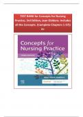 Test Bank for Concepts for Nursing Practice (3rd Ed) By Jean Giddens| Complete Guide All Chapters 2024 A+