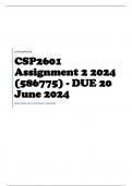 CSP2601 Assignment 2 2024 (586775) - DUE 20 June 2024