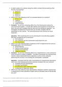 CON 091V Mod 2 Quiz 1 Questions and Verified Answers| Graded A