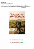 Test Bank for  Seeley's Anatomy and Physiology 13th Edition by Cinnamon VanPutte, All Chapters.