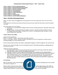 FIF1, 2 summaries + mock exam 