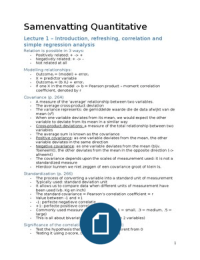 YSS-20306 samenvattingen Quantitative en Qualitative