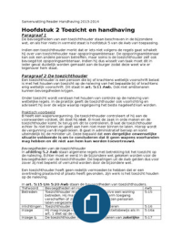 Samenvatting Reader handhaving