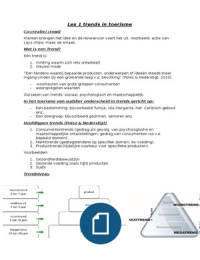 Trends in toerisme 2.1