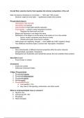 Cell Biology Unit 1 Extensive Notes & Questions 43 pgs