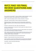 NVCC RAD 105 FINAL REVIEW QUESTIONS AND ANSWERS.docx
