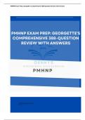 PMHNP Exam Prep: Georgette’s Comprehensive 388 Question Review with Correct Answers
