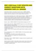 MMC 4200 Exam 3 USF UPDATED AND CORRECT QUESTIONS WITH ANSWERS 100% A+ GRADED