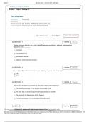 Quiz 1 – HCA 201 1001 - Questions and Answers (Graded A)