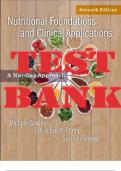 TEST BANK FOR Nutritional Foundations and Clinical Applications: A Nursing Approach 7th Edition By Michele Grodner, Sylvia Escott-Stump, Suzanne Dorner | All Chapters | Updated Version 2024 A+