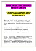 ABMDI EXAM TEST 2024/2025 RECENT UPDATE  COMPREHENSIVE QUESTIONS AND VERIFIED ANSWERS EXAM PRACTICE [MOST TESTED QUESTIONS] GRADE A+