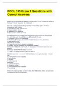 PCOL 355 Exam 1 Questions with Correct Answers.docx