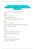 Chapter 17 Dosage Calculations and Medication Administration Exam Questions with Answers
