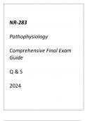 (Chamberlain) NR-283 Pathophysiology Comprehensive Final Exam Guide Q & S 2024