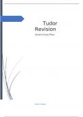 Revision Plans for Whole A Level Tudors 1C Course