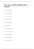 CST - ELA 1-6 ROOT WORDS latest updated.