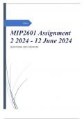 MIP2601 Assignment 2 2024 - 12 June 2024