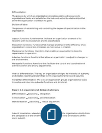 Organization theory, design and change summary chapter 4