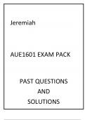 AUE1601 EXAM PACK 2022