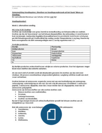 Samenvatting Voedingsleer, Dieetleer, Voedingsonderzoek 1 C-cluster