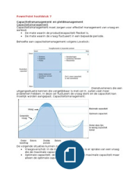 Samenvatting OMK Hoofdstuk 7