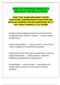 BIOD 121 PORTAGE MODULE 3 2024 MOST RECENT UPDATE  EXAM TEST GUIDELINES [MOST TESTED QUESTIONS] COMPREHENSIVE QUESTIONS AND DETAILED ANSWERS (SOLVED QUESTIONS) GET IT 100% RIGHT/ GRADED A+ ALL PASSED