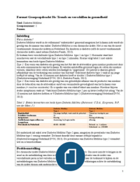 Paperopdracht - Diabetes Mellitus type II