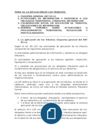 TEMA 10 La aplicación de los tributos